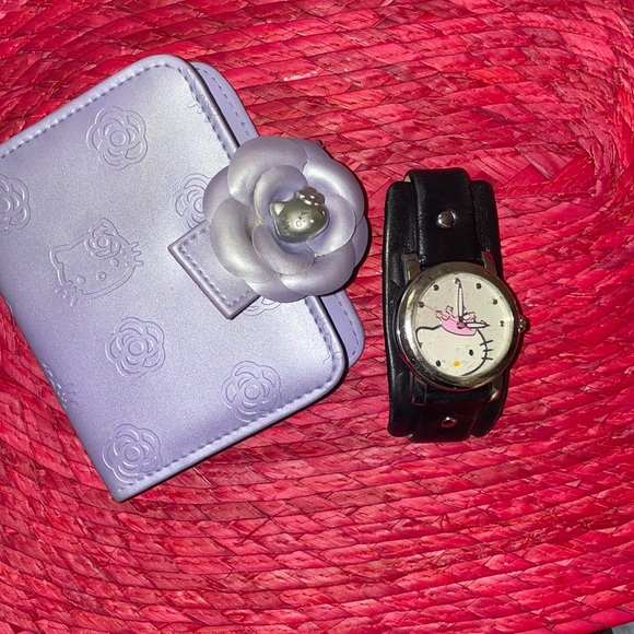 Hello Kitty Accessories - Watch vintage from Simmons Jewelery and wallet